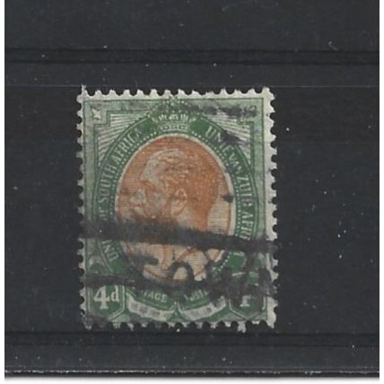 SouthAfrica.SG10 4d Orange-Yellow and Olive-Green.Fine Used.Aug25j