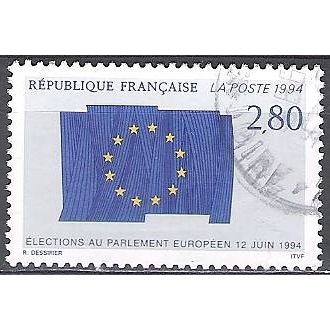 France 1994 Michel 3007 O Cote (2008) 1.00 € Elections au Parlement Européen