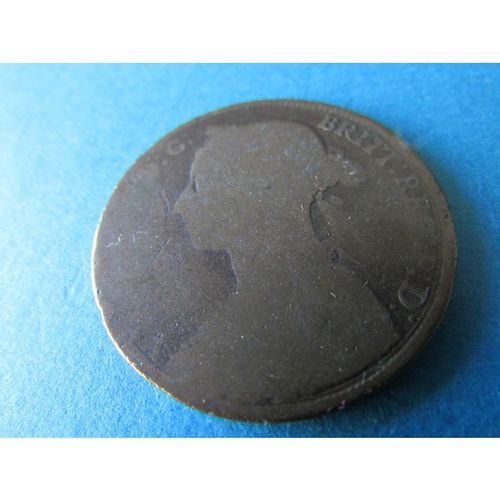 1886 QUEEN VICTORIA ONE PENNY FREE POST. A