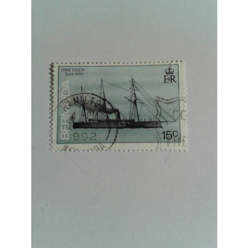 BERMUDA 1986 SHIPS WRECKED..-HMS Vixen 15c