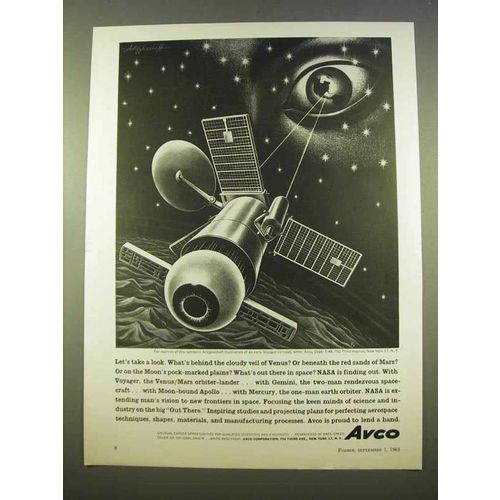 1963 Avco Ad - Artzybasheff Art - Let's Take a Look