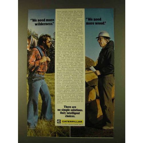 1979 Caterpillar Tractor Co. Ad - Need More Wilderness