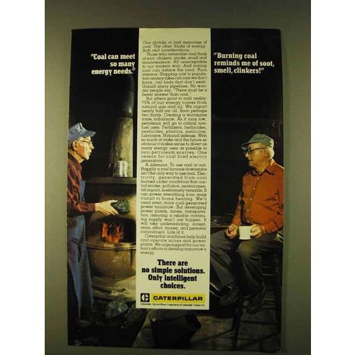 1979 Caterpillar Tractor Co. Ad - Coal Can Meet Needs