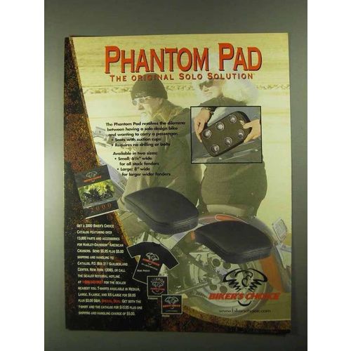2000 Biker's Choice Phantom Pad Ad - Solo Solution