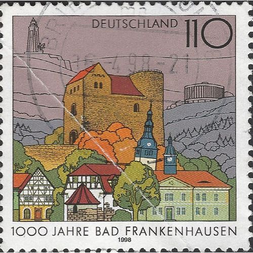GERMANY, 1000 years Bad Frankenhausen, lilac 1998, 110pf, #5