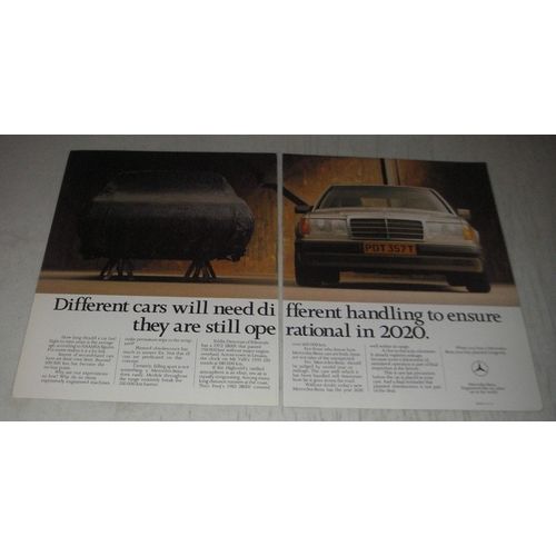 1991 Mercedes-Benz Cars Ad - Different cars will need different handling