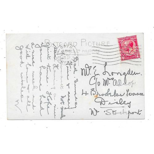 JUDGES PUBLISHED POSTCARD OF ROMAN BATH & ABBEY BATH SOMERSET POSTED 1931 (3223)