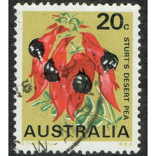 Australia 1968 State Floral Emblems 20c Multicoloured SG423 FU
