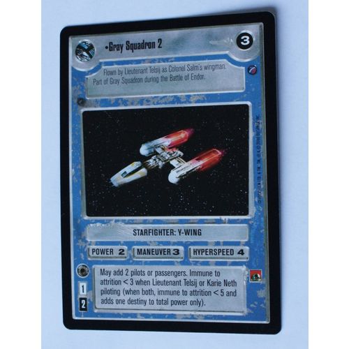 Star Wars CCG: Death Star II Limited # Gray Squadron 2 (A) light 2000 Y-wing