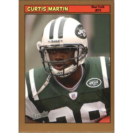 2005 Bazooka Curtis Martin -GOLD #28