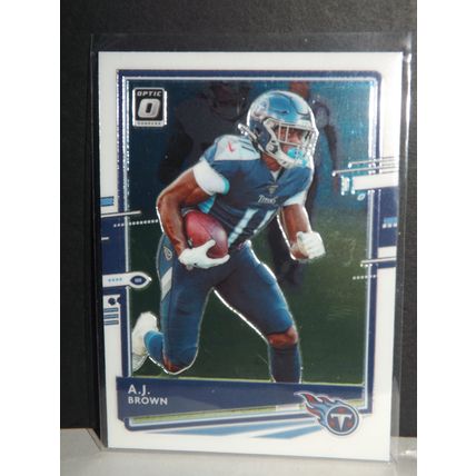 2020 Donruss Optic AJ BROWN (Tennessee Titans) #97 - penny sleeved