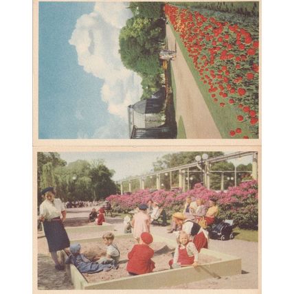 School Trip Goteborgs Tradgardsforening Garden Society of Gothenburg Sweden 2x P