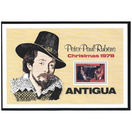 Antigua.1978 Christmas Mini Sheet 602.Unmounted Mint.Oct23