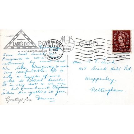 Land's End Point - North Side - Cornwall - 1955 Original Postcard (56)