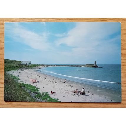POSTCARD: GALLOWAY - PORT LOGAN, THE BEACH: 1980's