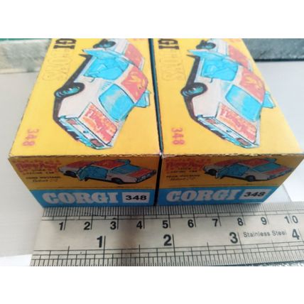 Corgi 348 Ford Mustang Fastback Reproduction /Replica Box