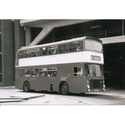 Black & White Photograph of Northampton Corporation Transport - PBD 35R