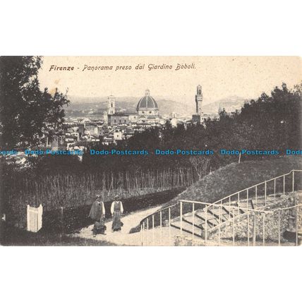 R052935 Firenze. Panorama preso dal Giardino Boboli