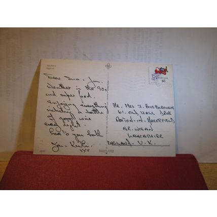 BEACH, ALBUFEIRA, ALGARVE, PORTUGAL used postcard 1989 pm =