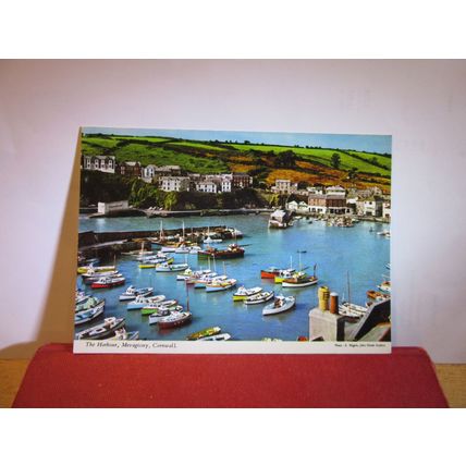 THE HARBOUR, MEVAGISSEY, Cornwall unused postcard by John Hinde 2DC 390 =