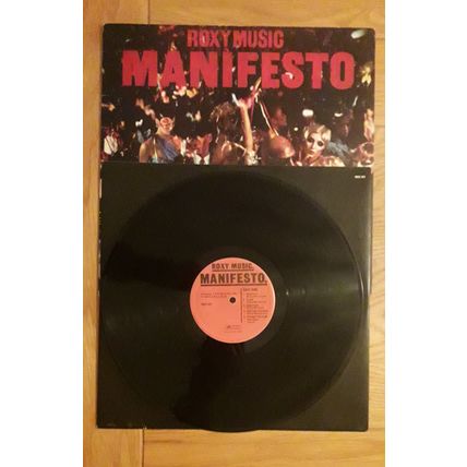 Roxy music, 12'' vinyl LP, Manifesto, 1979, UK, POLH 001, Black Inner Sleeve