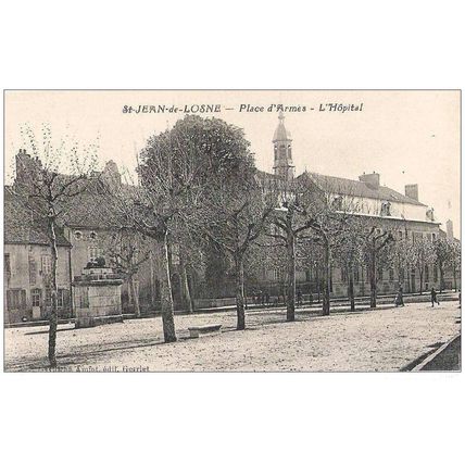 21 - St Saint-Jean-de-Losne - Place d'Armes, l'Hopital