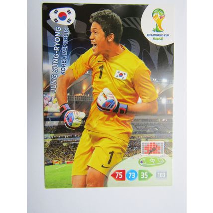 Jung Sung-Ryong Republic Korea - 2014 Panini Adrenalyn XL Brazil World Cup (ef1)