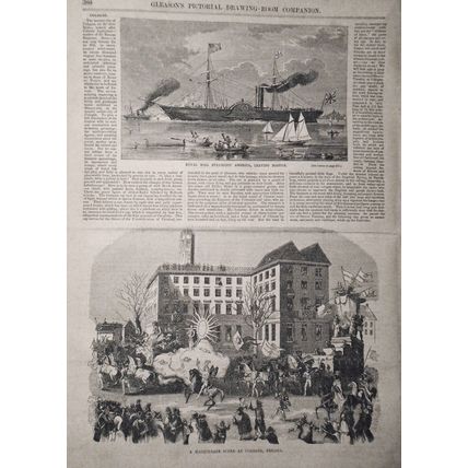 Gleason's Pictorial, June 17, 1854 - Marblehead, MA; Cologne; Great Chartreuse