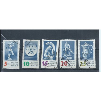 East Germany stamps. 1960 Meissen Porcelain Industry used / CTO (P387)