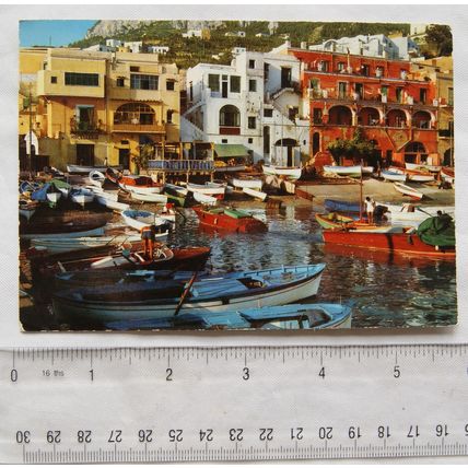 1973 postcard Marina Grande, Capri