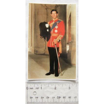 postcard H.R.H. Prince Charles, Colonel of The Welsh Guards