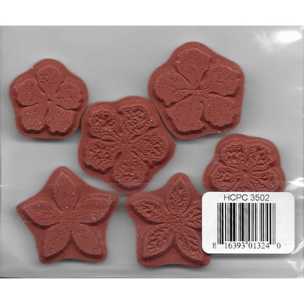 Heartfelt Creations. Mini Vintage Floret PreCut Stamp Set. Stamping Crafts