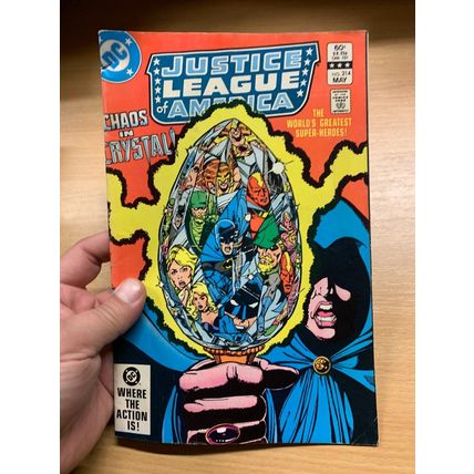 DC COMICS JUSTICE LEAGUE OF AMERICA #214 MAY 1983 (VFN-) COMIC (LL)