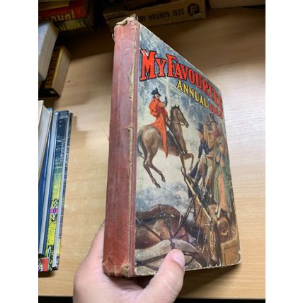 RARE* 1934 "MY FAVOURITE ANNUAL 1935" ILLUSTRATED ANNUAL HARDBACK BOOK (P5)