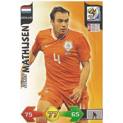 Panini's Adrenalyn XL FIFA World Cup 2010: Nederland, Defender - Mathijsen * UK