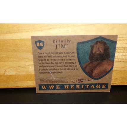TOPPS HERITAGE IV-4 2008 WWE HILLBILLY JIM SNUKA CARD #84