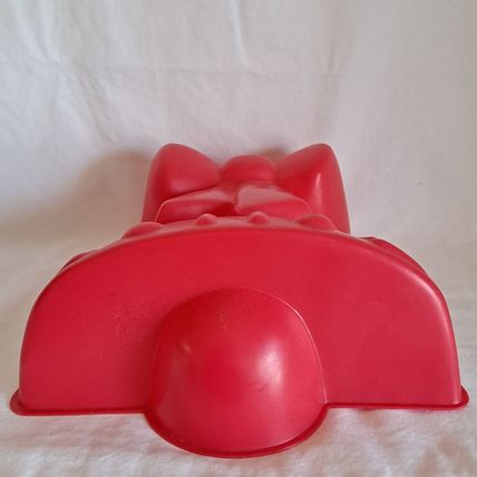 Christmas BELL BOW JELLO MOLD Jell-o Chocolate Plastic Bow Gelatin