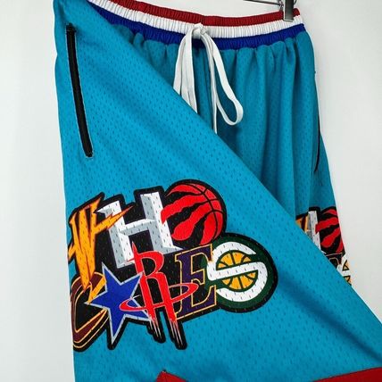 Who Cares Supply Co NBA Remix V2 Mesh Hoop Shorts Electric Blue Sz XL
