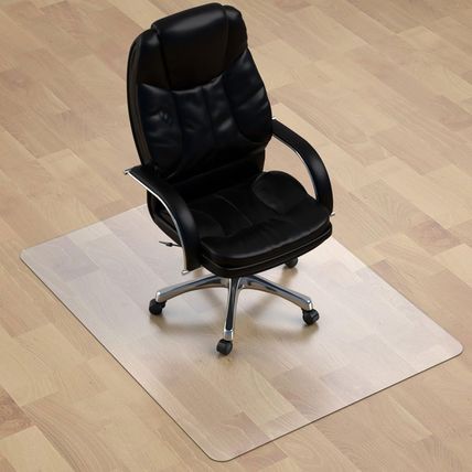 Thickest Chair Mat for Hardwood Floor - 1/8" Thick 47" X 35" Crystal Clear Chair
