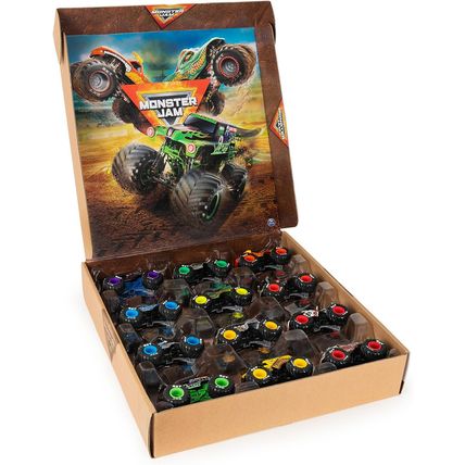 Monster Jam, Official 12-Pack of 1:64 Scale Die-Cast Monster Trucks for Boys and