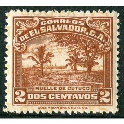 EL SALVADOR 1935: DEFINITIVE - 2c MH (G11)