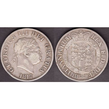 Great Britain. George III. Halfcrown 1817. dy23352