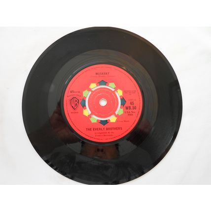 7" 1961. THE EVERLY BROTHERS. MUSKRAT. WB50.DONT BLAME ME.VERY GOOD.
