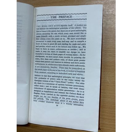 1925 "THE WEEK-END BOOK" POEMS SONGS ANTIQUE LEATHER BOOK (P2)