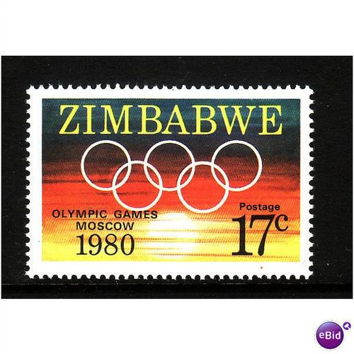 ZIMBABWE 1980 OLYMPIC GAMES MOSCOW U/M MINT