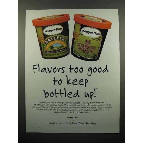 1994 Haagen-Dazs Baileys, Disaronno Ice Cream Ad