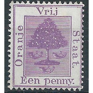Orange Free State 1894 SG68 1d Purple Mounted Mint. .