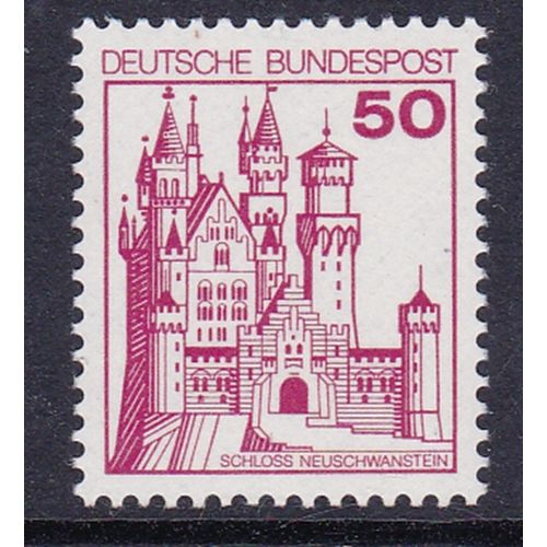 GERMANY 1977 CASTLES 50pf VALUE MNH SG1808b