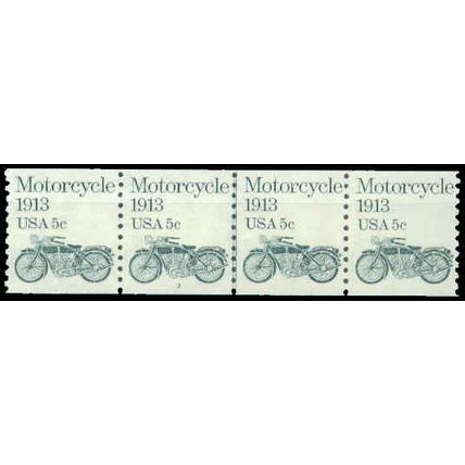 1899 5c Motorcycle Very Fine MNH Dry Gum PNC 2/4 G0179