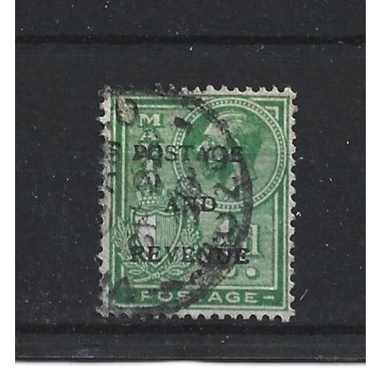 Malta.SG175 1/2d Yellow-Green.Fine Used.Apr25i
